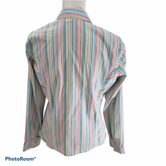Liz Claiborne Villager Woman's Sz 12 Top button up - Picture 2 of 8
